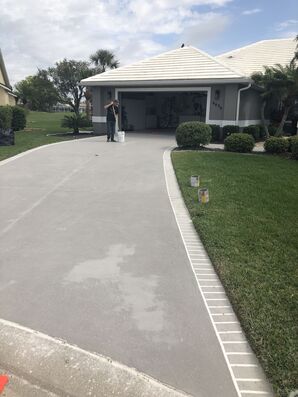 Concrete Painting (Driveway Concrete Stenciling) in Bradenton, FL (1)